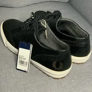 Fred Perry Black Ashton Brogue Leather Sz 7.5 US NWT Fred Perry | Shoes | Fred Perry Black Ashton Brogue Leather  main image 3